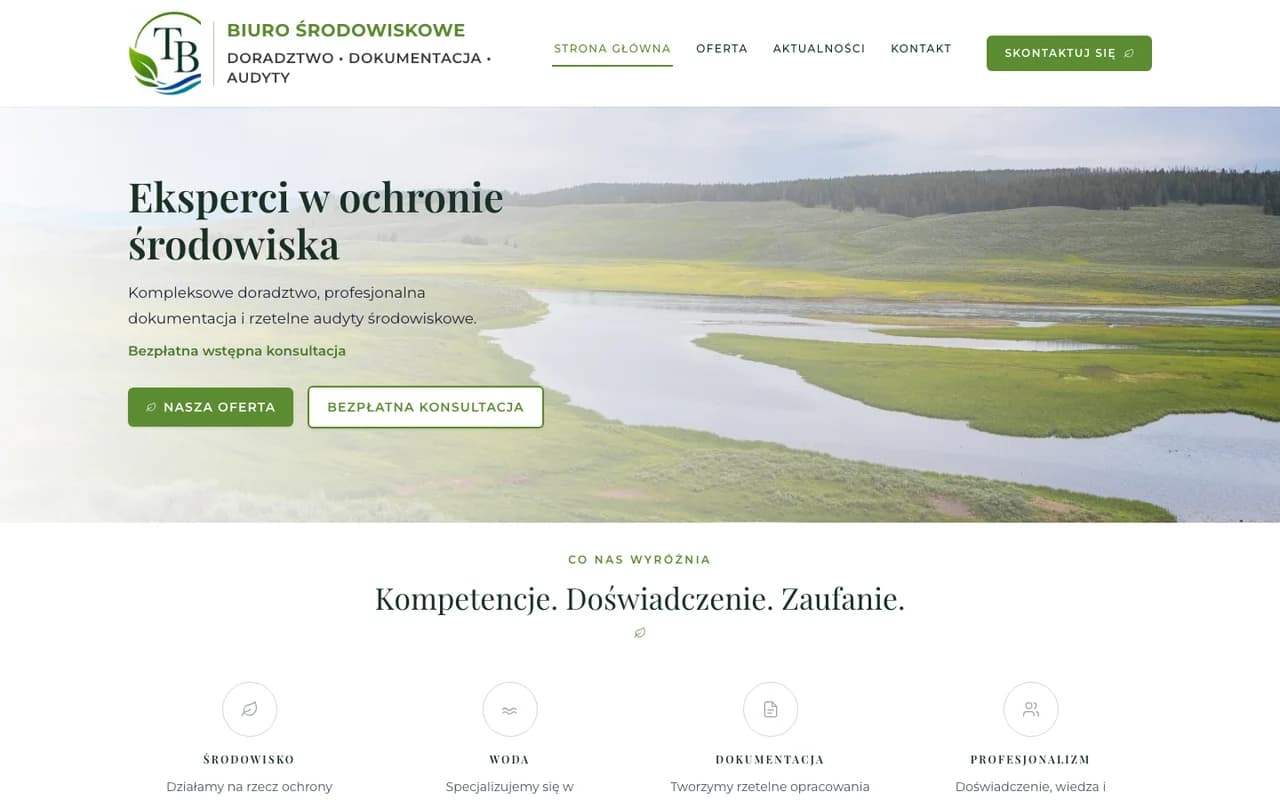Strona TB Środowisko na komputerze
